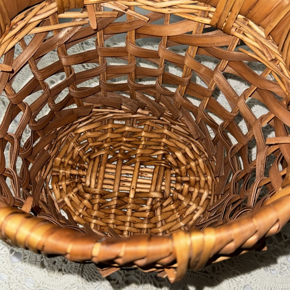 Home‎ Interior HomeCo Woven Basket Set Tag Fishing Basket Vintage Discontinued - Picture 13 of 14